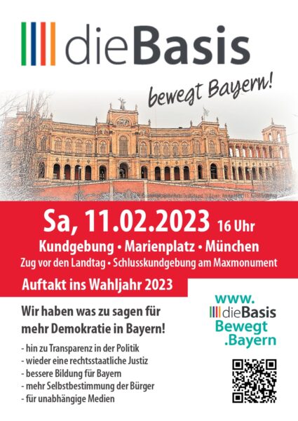 Aufruf zur Demo in München am 11.02.2022