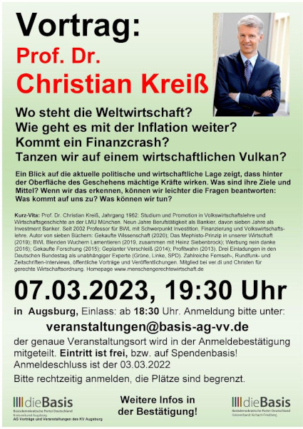 Vortrag Prof dr. Christian Kreiß