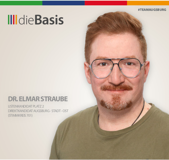 Elmar Straube Direktkandidat dieBasis Augsburg