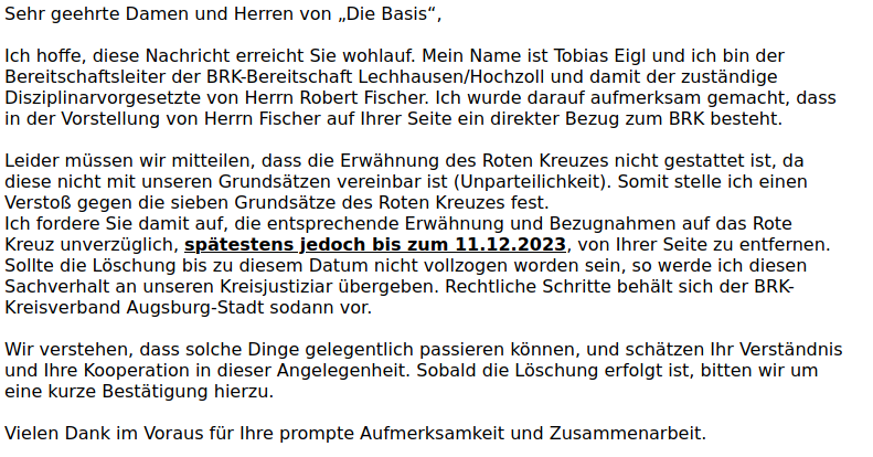 e-mail rotes Kreuz Augsburg